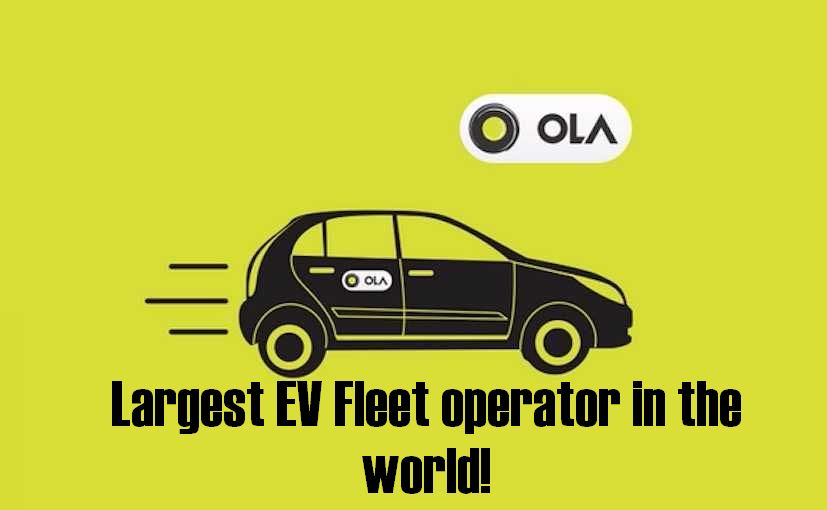 Ola-Largest EV fleet operator in the World